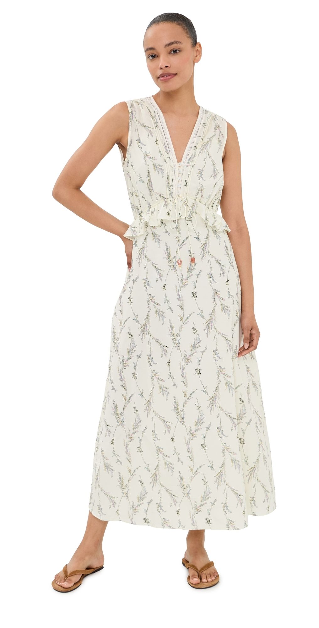 Veronica Beard Sleeveless Dominick Dress Dove Multi 8