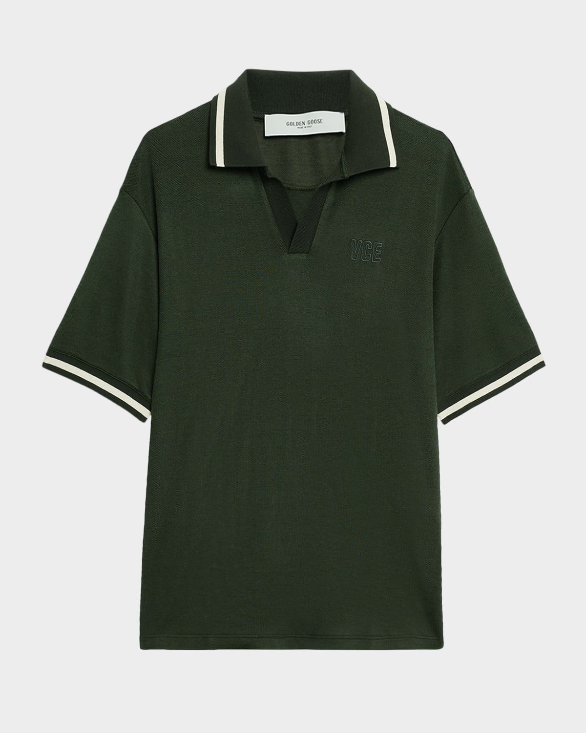Men & apos;s Jersey Embroidered Polo Shirt