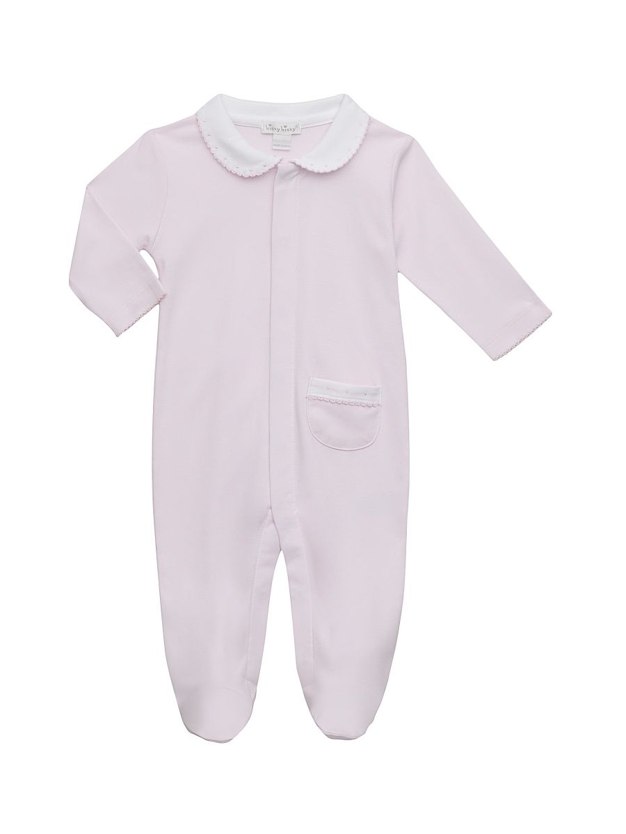 Kissy Kissy Unisex Baby's New Beginnings Kissy Cotton Footie - Pink - Size 6 Months