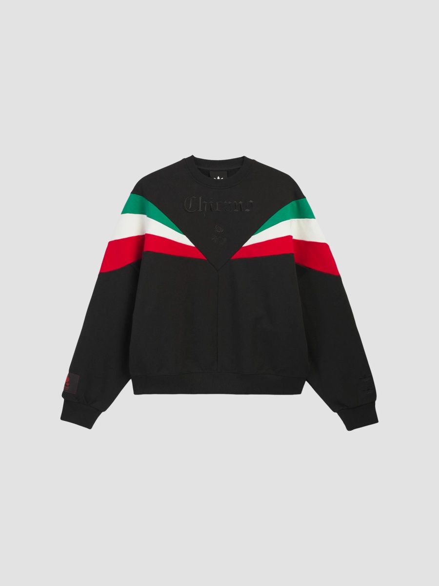 adidas Y-3 Men's adidas x Willy Chavarria Chicano Cotton Sweatshirt - Black - Size Medium