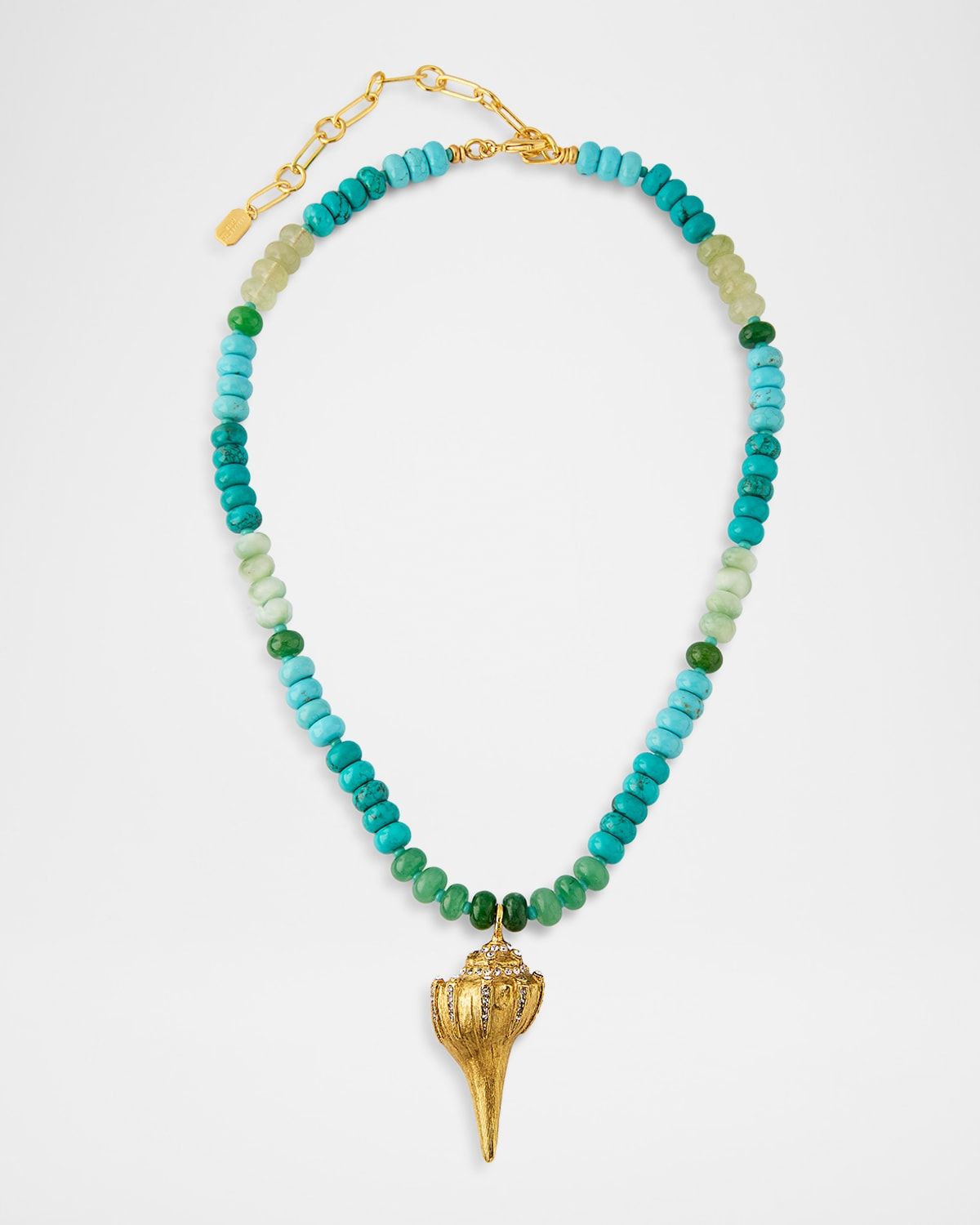 Conch Beaded Necklace