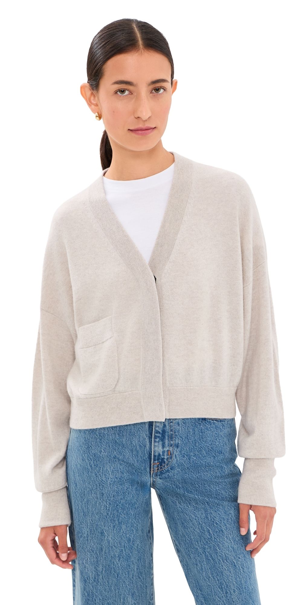 Le Kasha Bruges Cashmere Cardigan Light Beige One Size