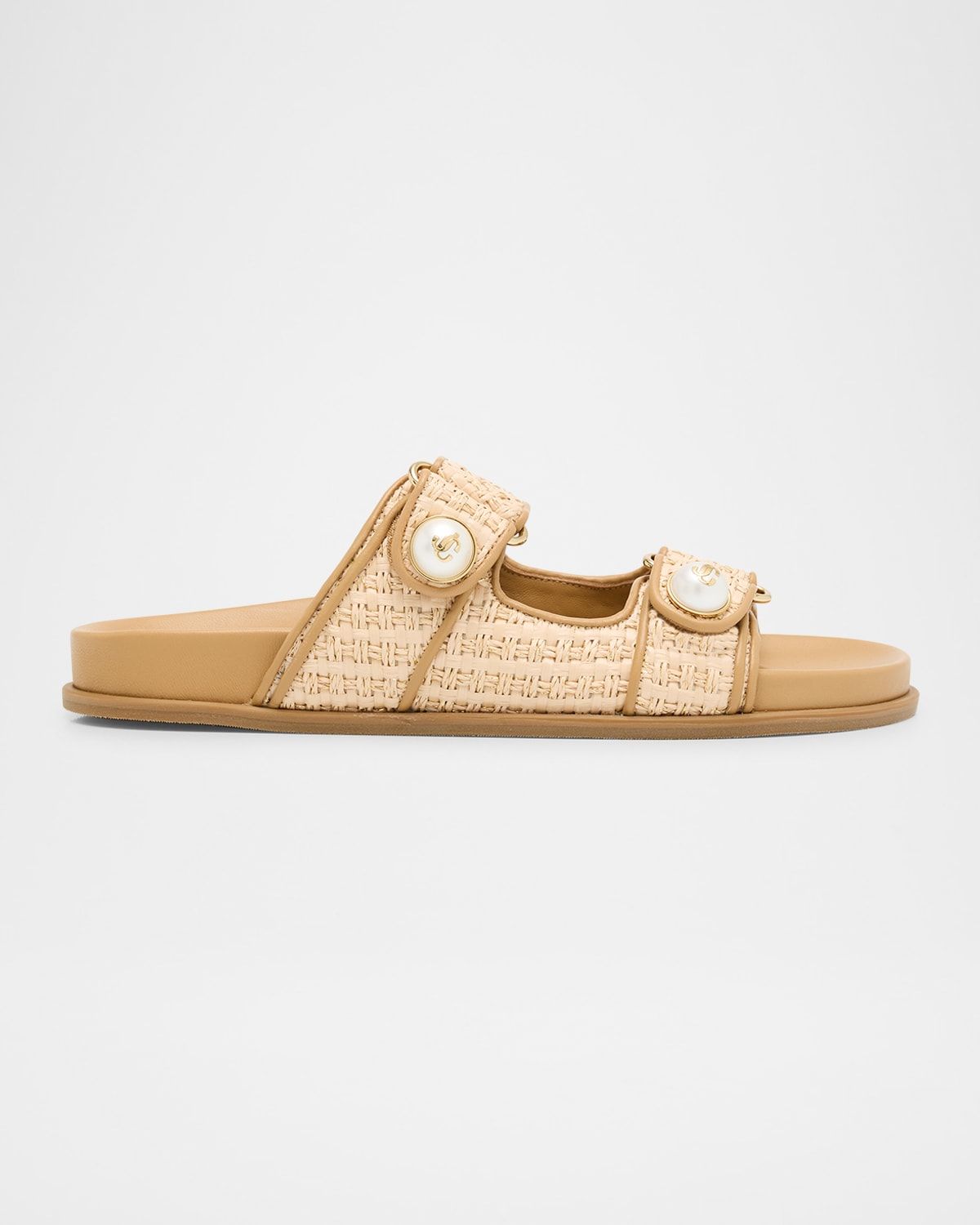 Fayence Raffia Sandals