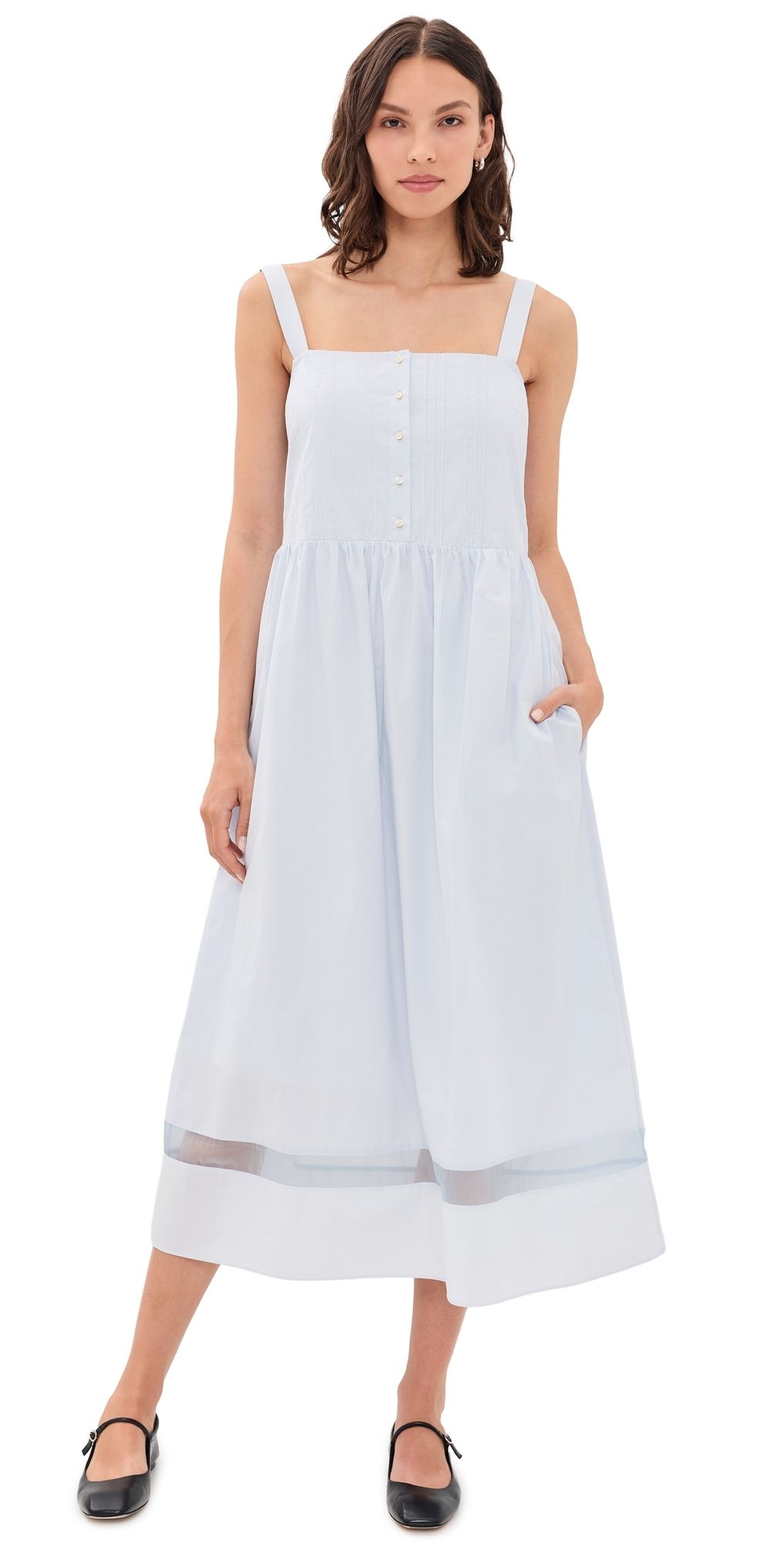 Jenni Kayne Sway Dress Baby Blue L