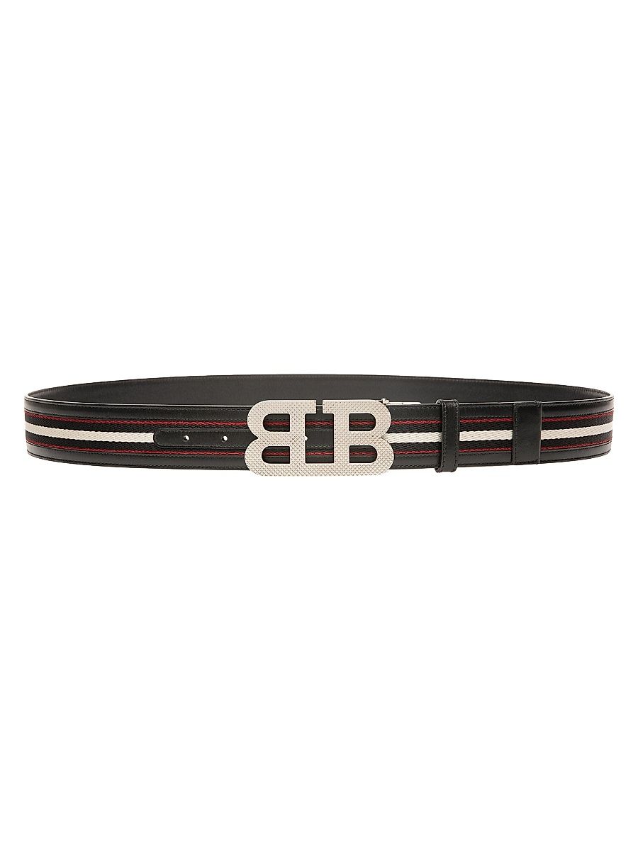 Men's Mirror B Buckle Reversible Belt - Black - Size 40