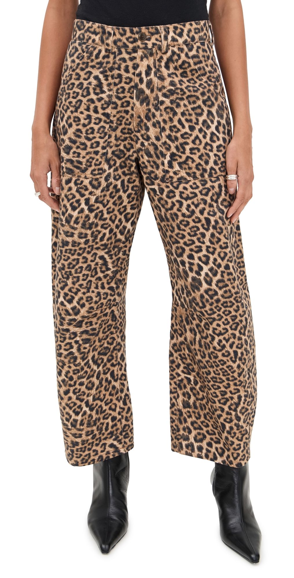 LNA Cross Creek Leopard Pants Leopard L
