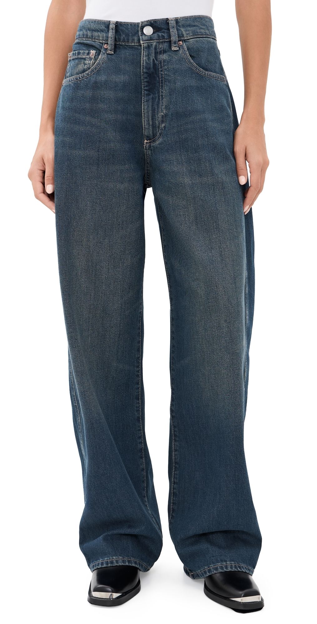 DL1961 Taylor Relaxed High Rise Barrel Jeans Kensington (Highluxe) 24