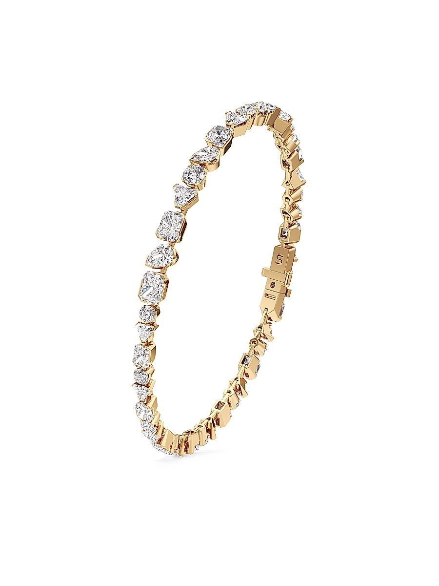 Women's Meta 18K Yellow Gold & 7.44 TCW Lab-Grown Diamond Bracelet - Yellow Gold