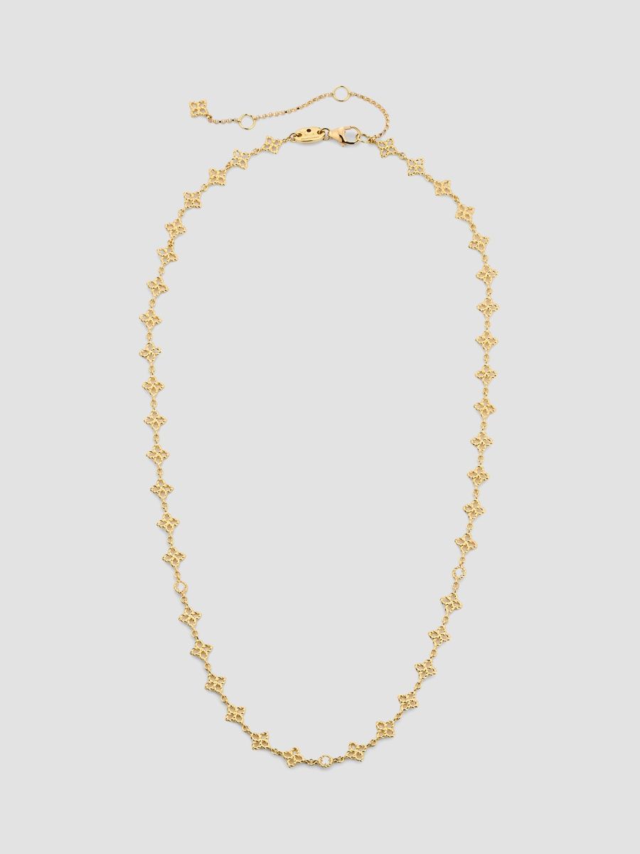 Roberto Coin Women's Principessa 18K Yellow Gold Floral Chain Necklace - Yellow Gold