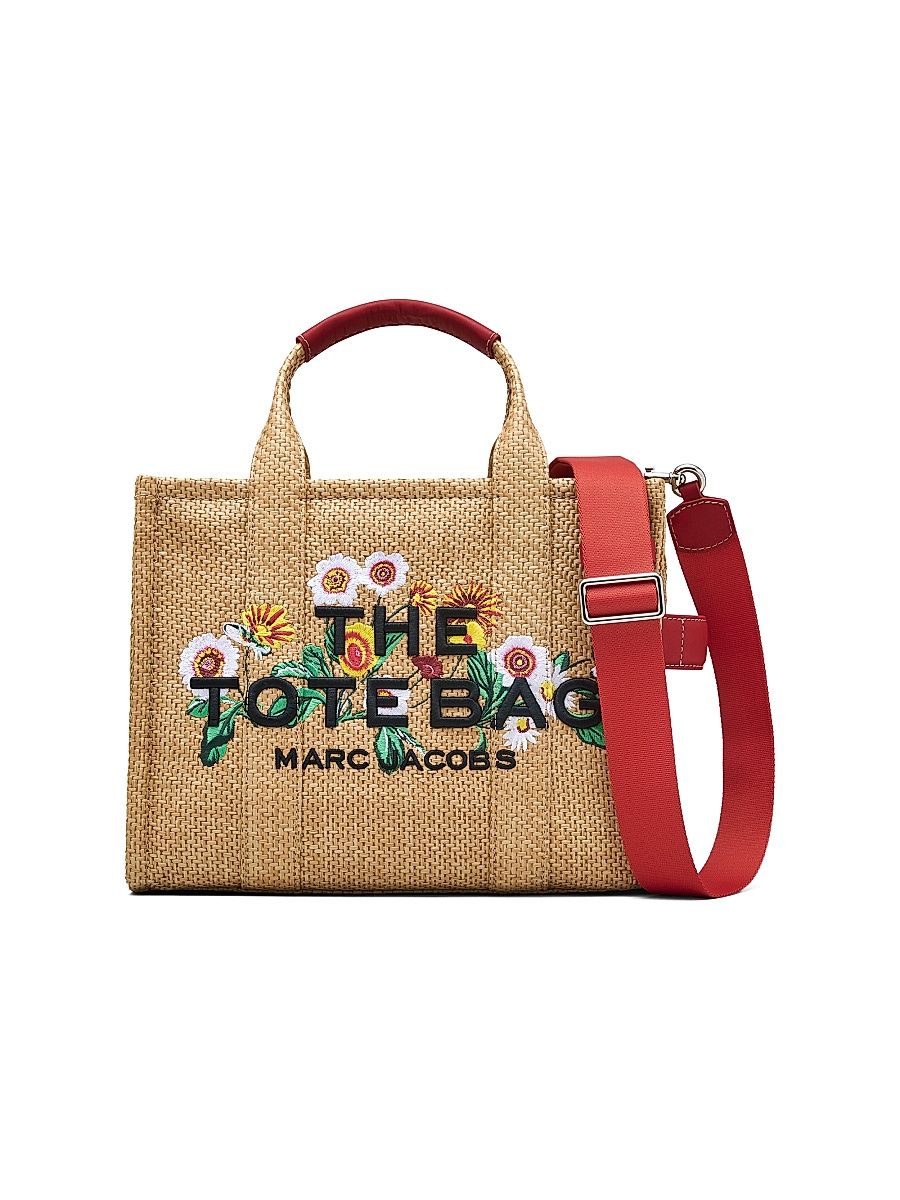Women's The Daisy Woven Medium Tote Bag - Natural