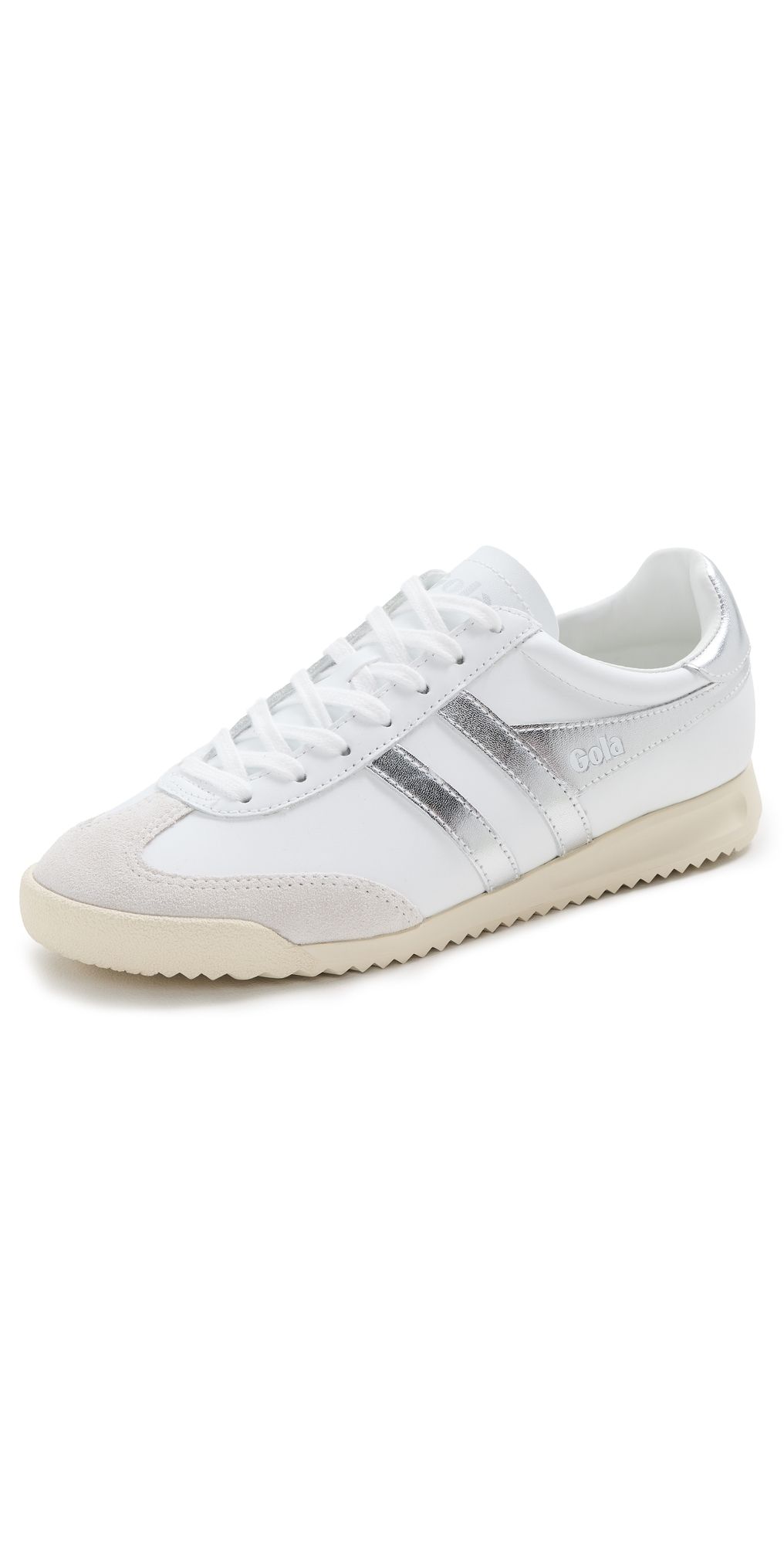 Gola Torpedo Mirror Sneakers White/Silver/Off White 6