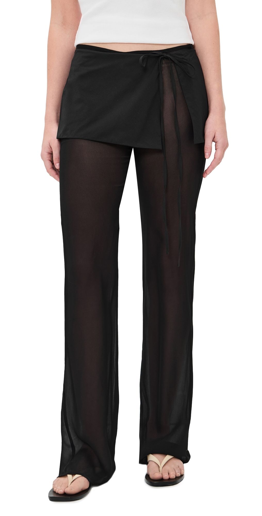 Bec + Bridge Maralia Overlay Pants Black 14
