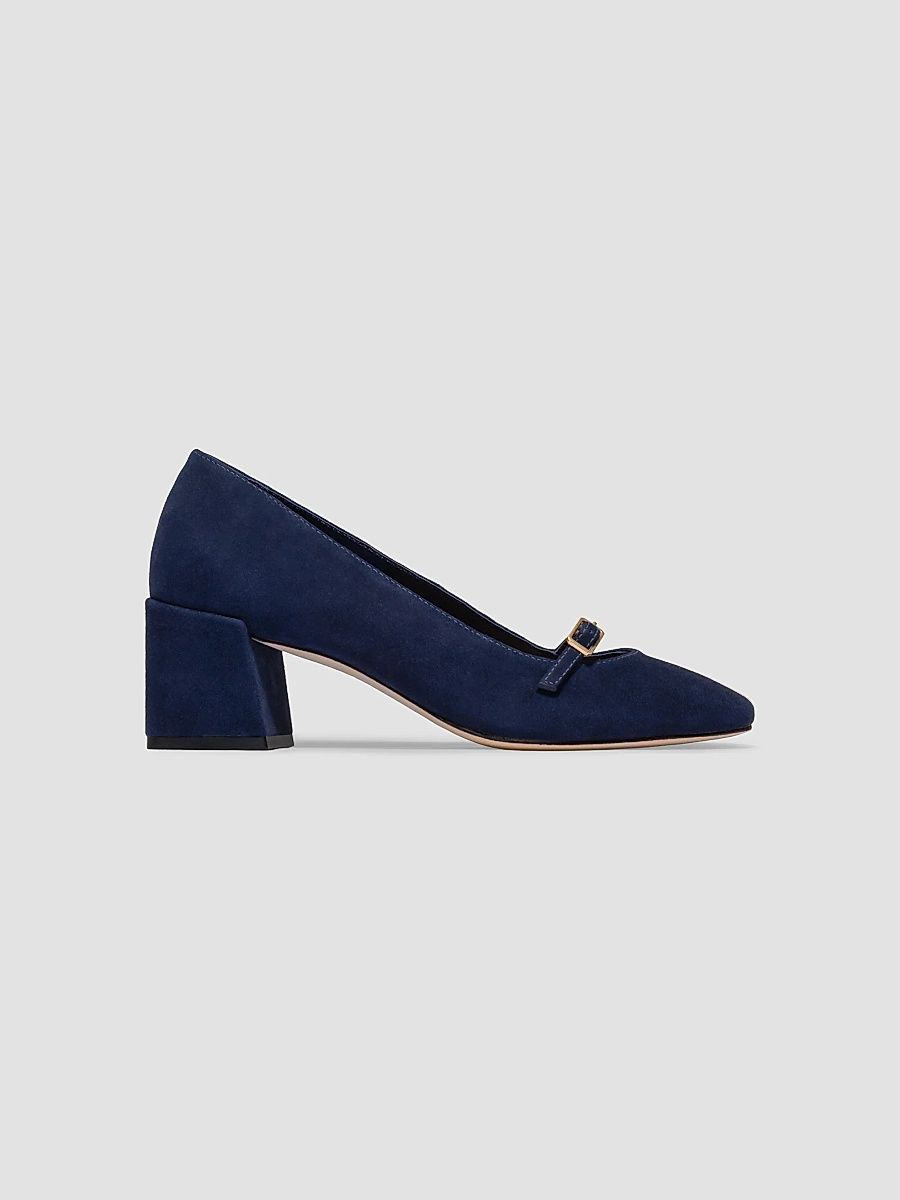 Women's Amelie Block Heel Mary Jane Pumps - Dark Navy - Size 11