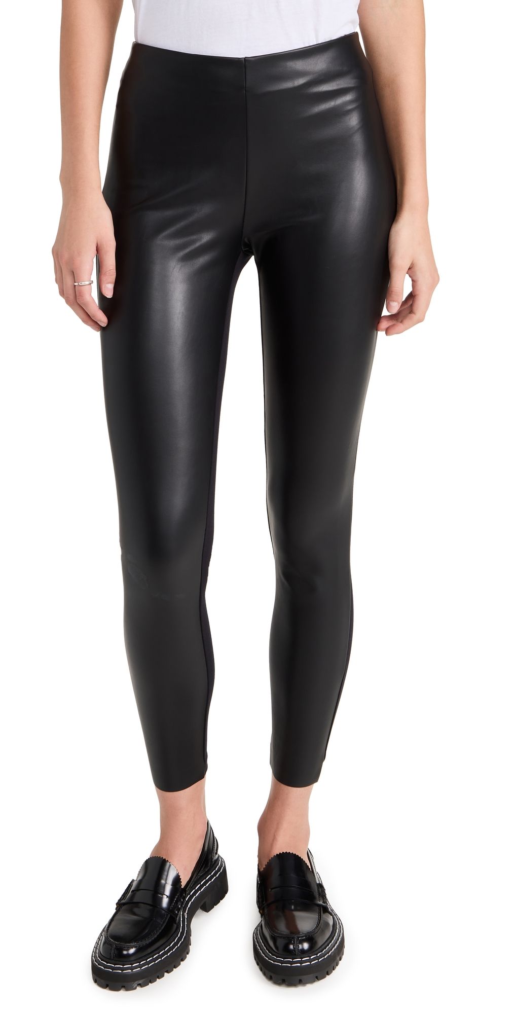 Wolford Jo Faux Leather Leggings Black 38
