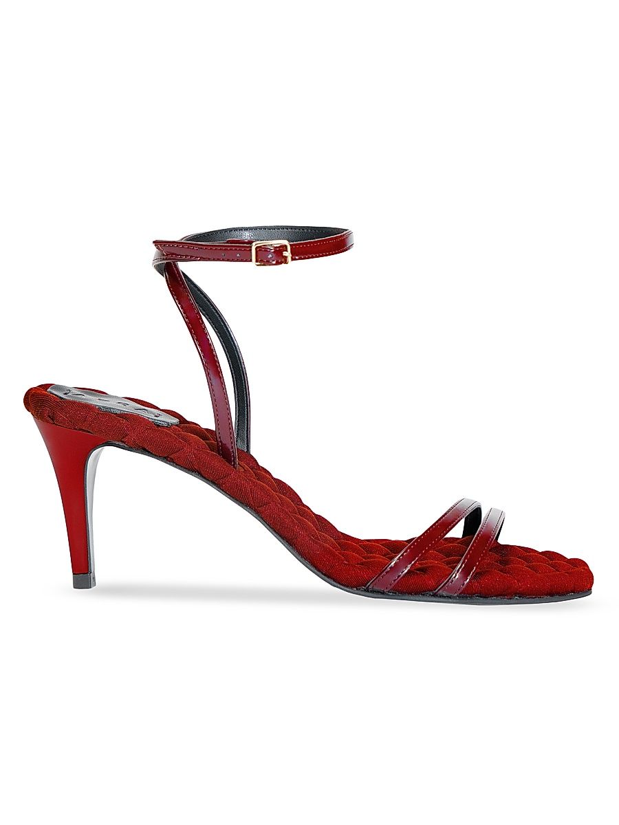 Women's Laura 70MM Stilleto Sandals - Red - Size 11