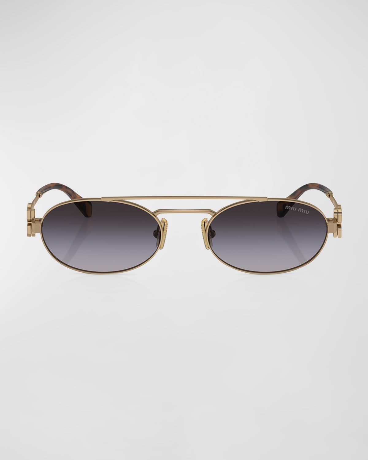 Metal Oval Sunglasses