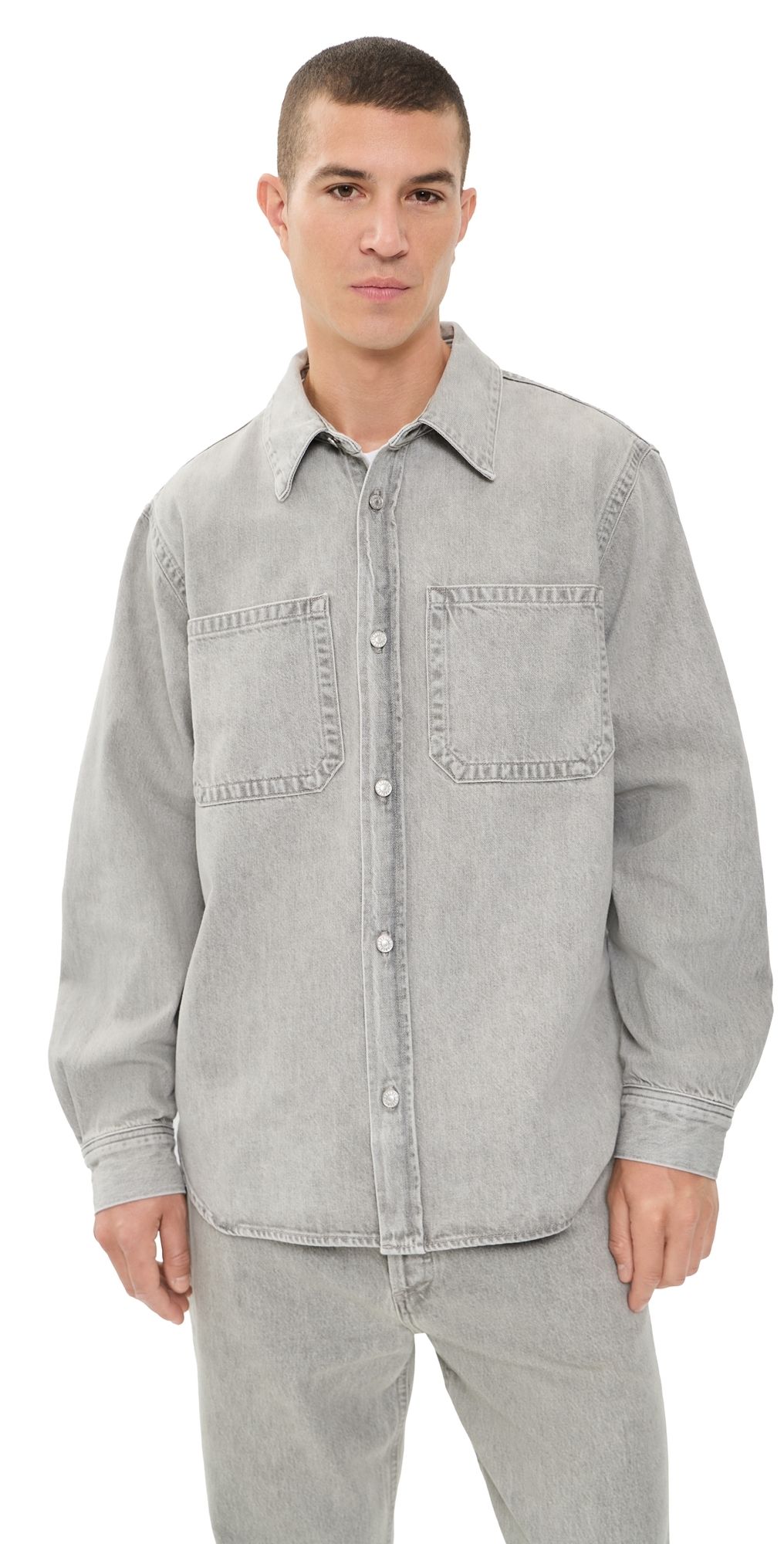 AGOLDE Craven Button Down Shirt Digital L