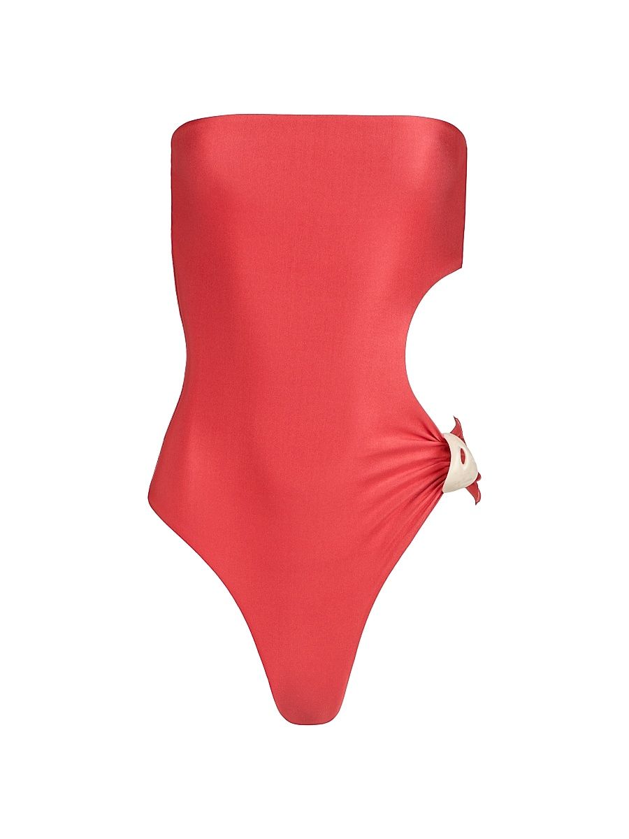 Women's La Vila Vera One-Piece Swimsuit - Raspberry - Size XL