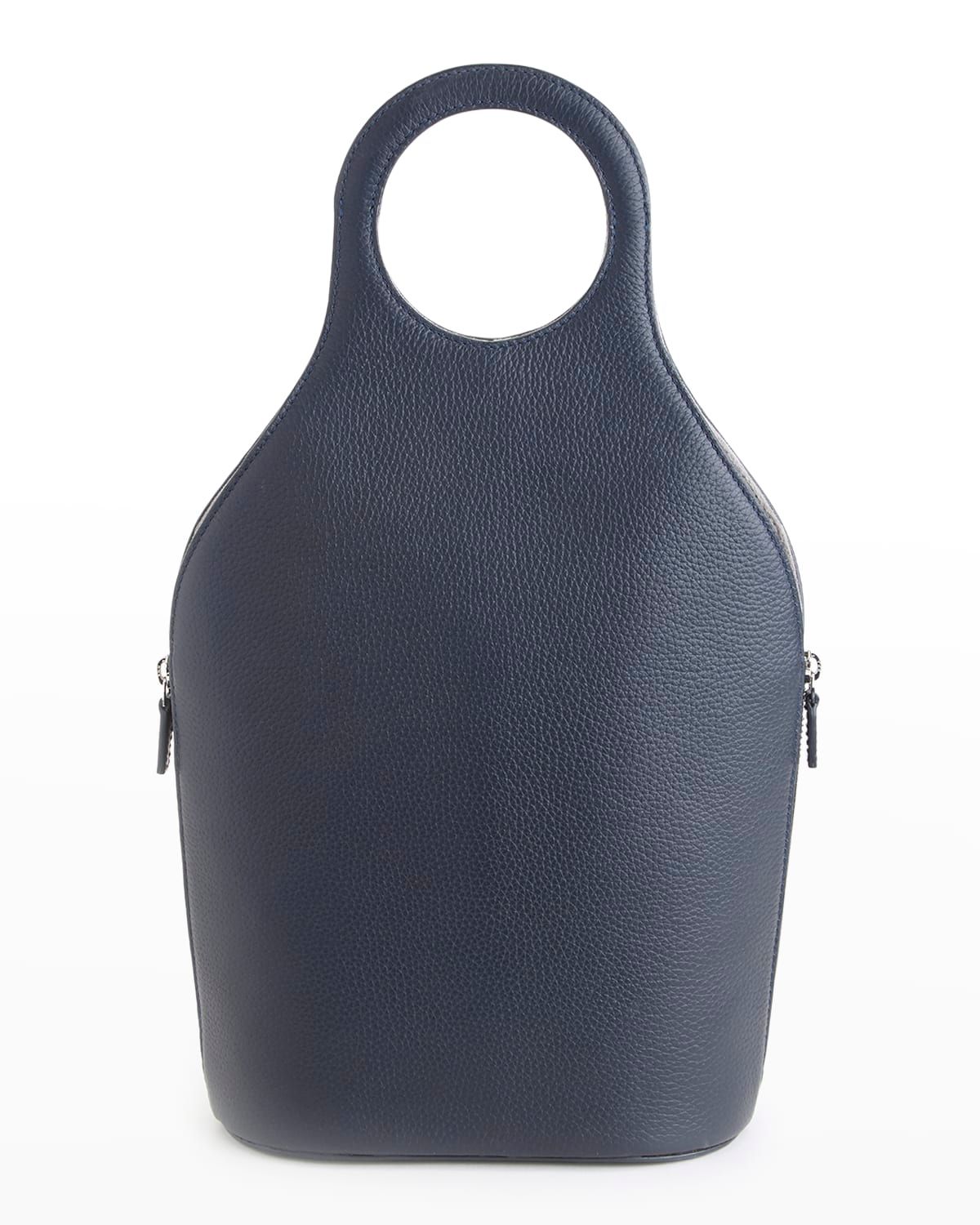 Personalized Leather Double Wine Champagne Carrying Case