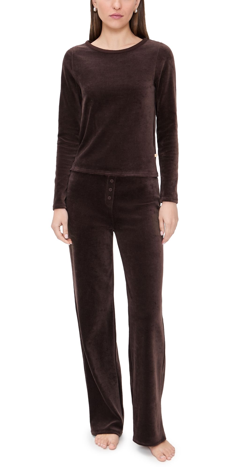 Cozyland by Morgan Lane Ellie Lounge Set Coffee Bean L