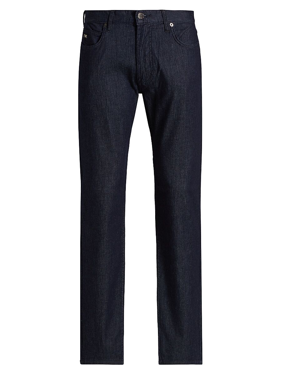 Men's Stretch Cotton Jeans - Blue Denim - Size 40