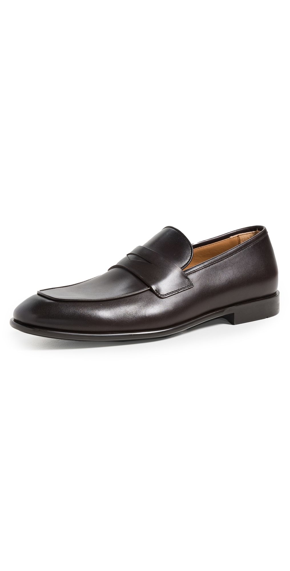 FERRAGAMO Funes Loafers Hickory 13.0E
