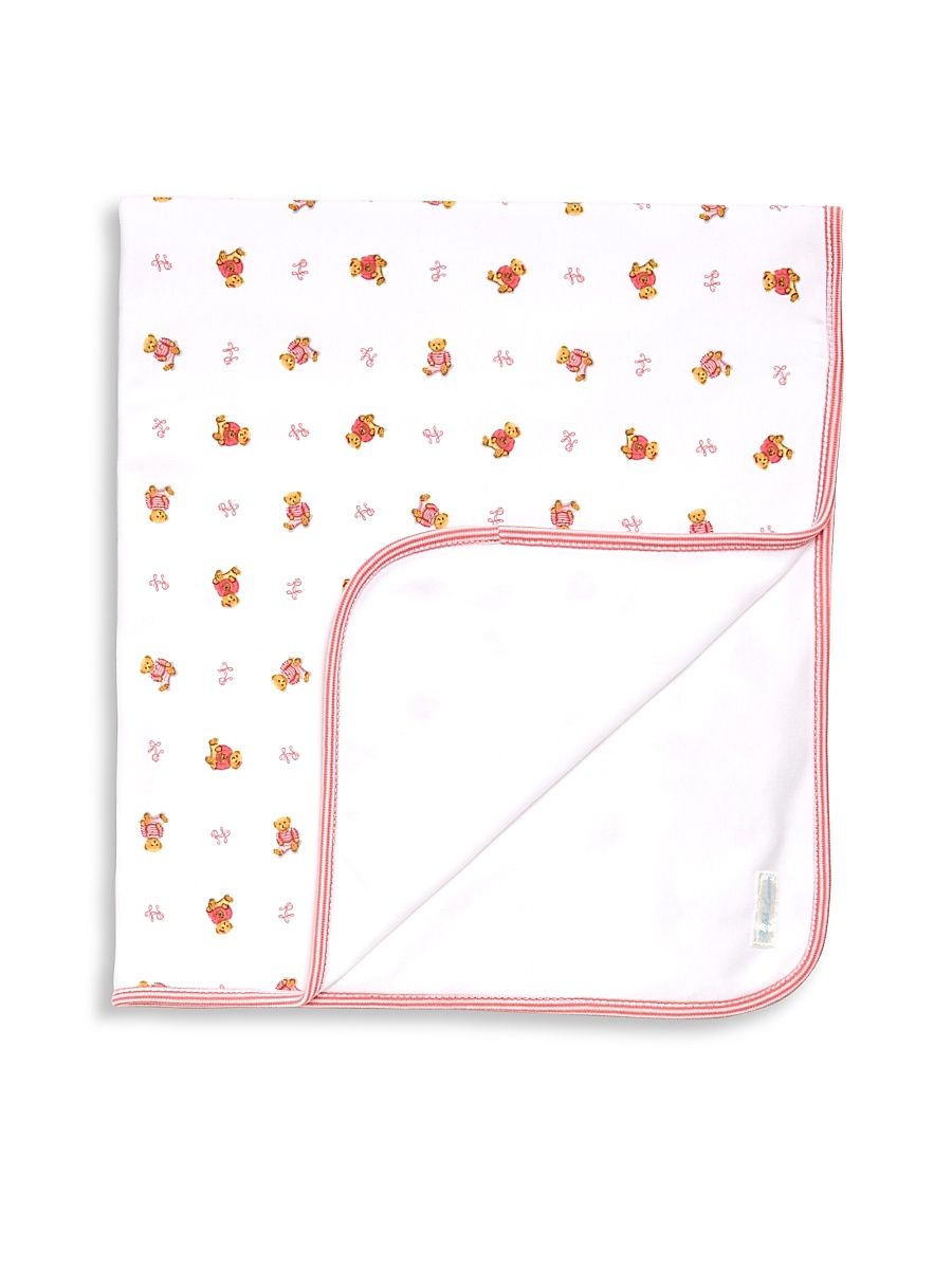 Baby's Reversible Blanket - White Multi White