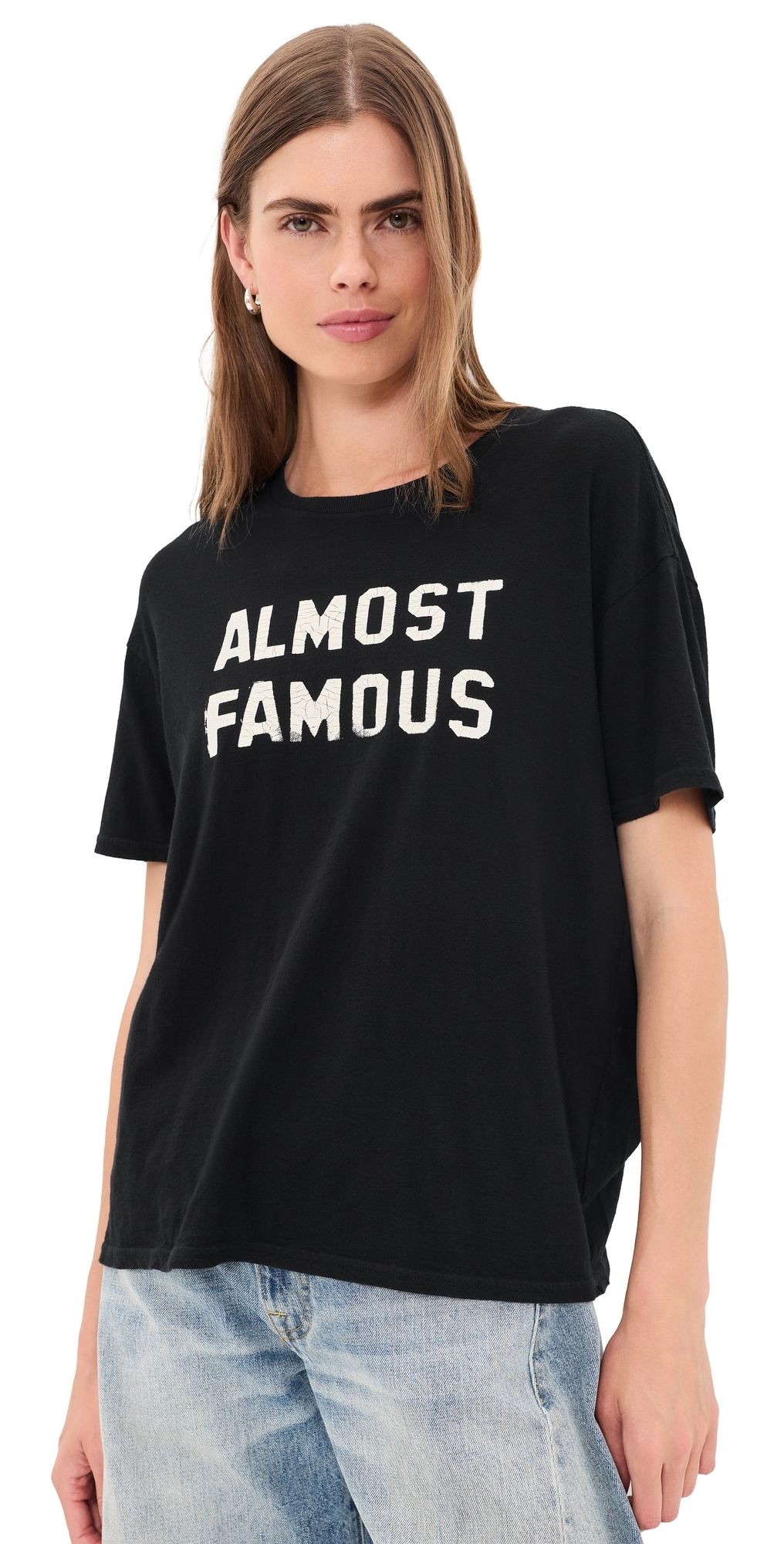 R13 Almost Famous Relaxed Tee Black M