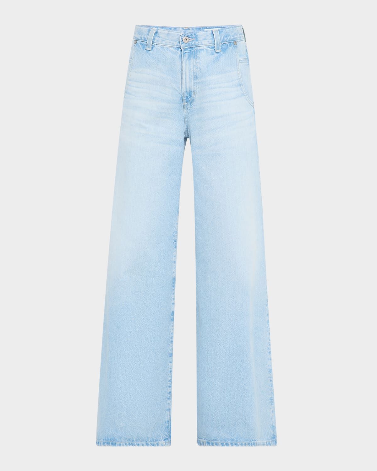 Posey Mid-Rise Super-Wide Jeans