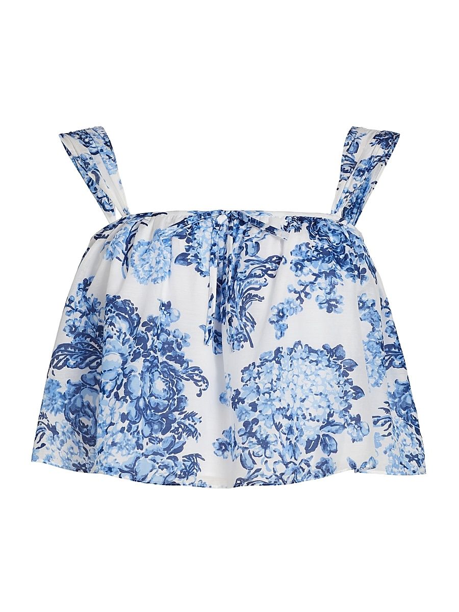 Women's Kandra Costal Bouquet Top - Endless Sky Multi - Size XL