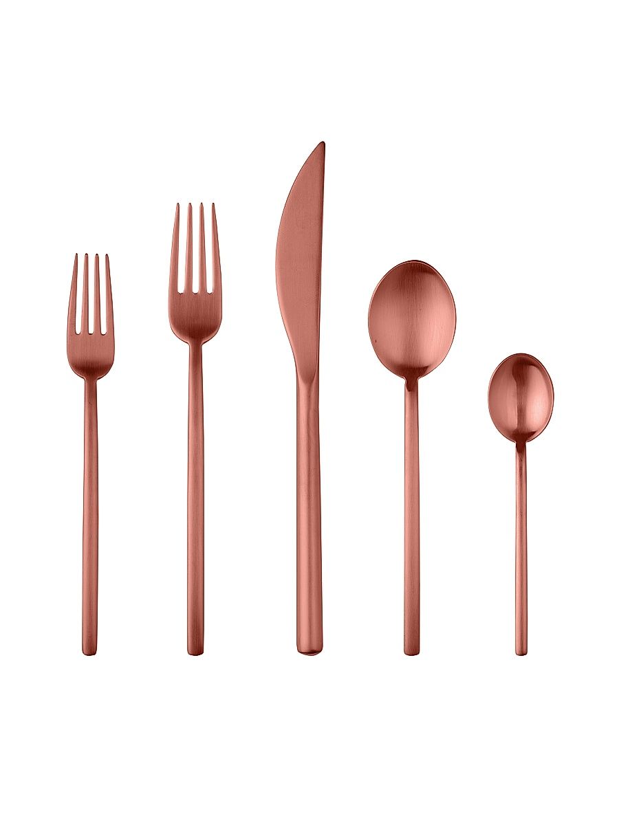 Linea 5-Piece Cutlery Set - Rose Gold