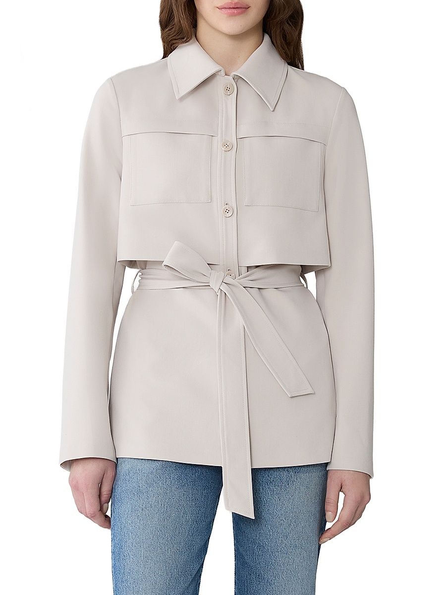 Women's Haisley Trench Jacket - Light Oak - Size XL