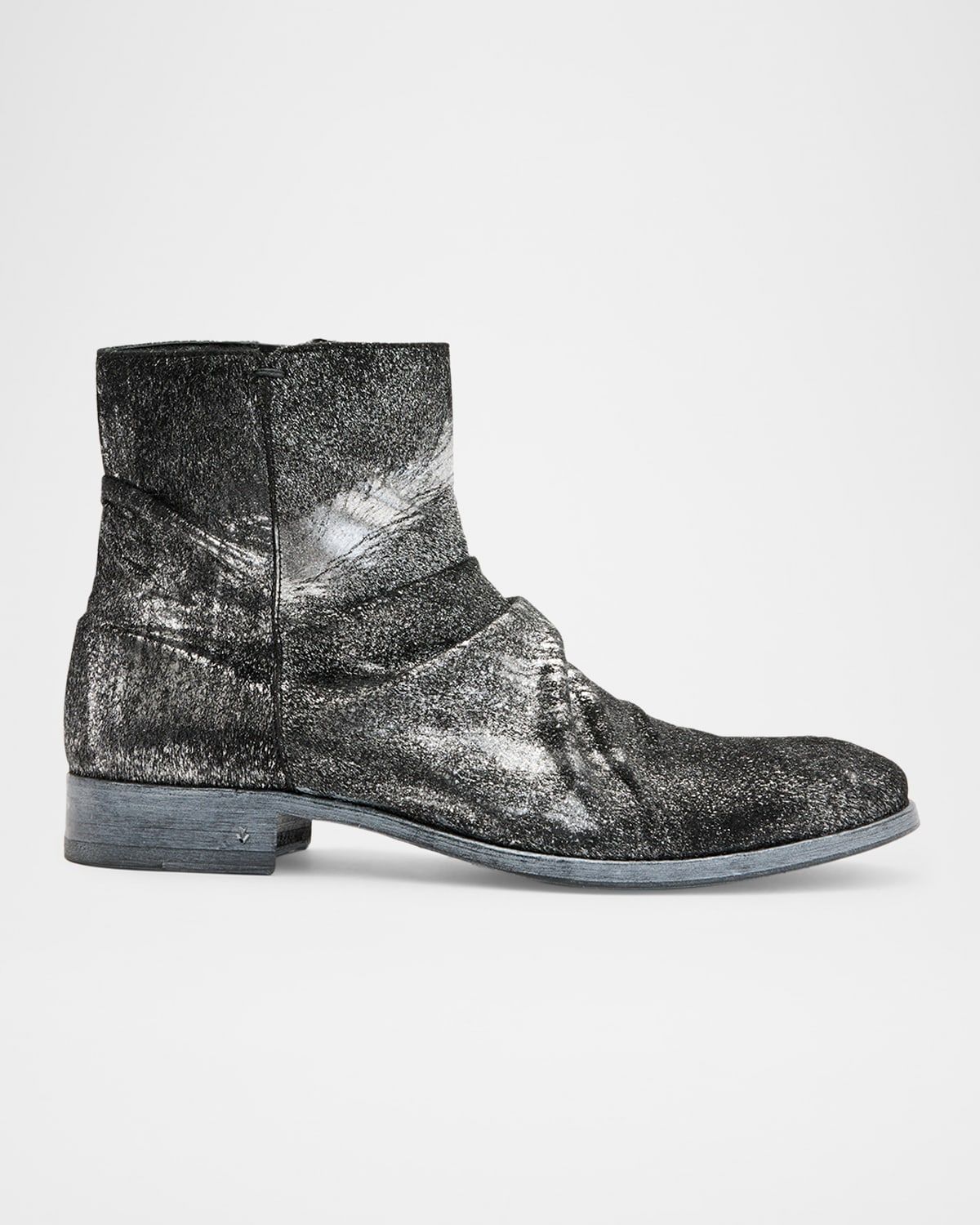 Men & apos;s Morrison Sharpei Foil-Sprayed Calf Hair Boots