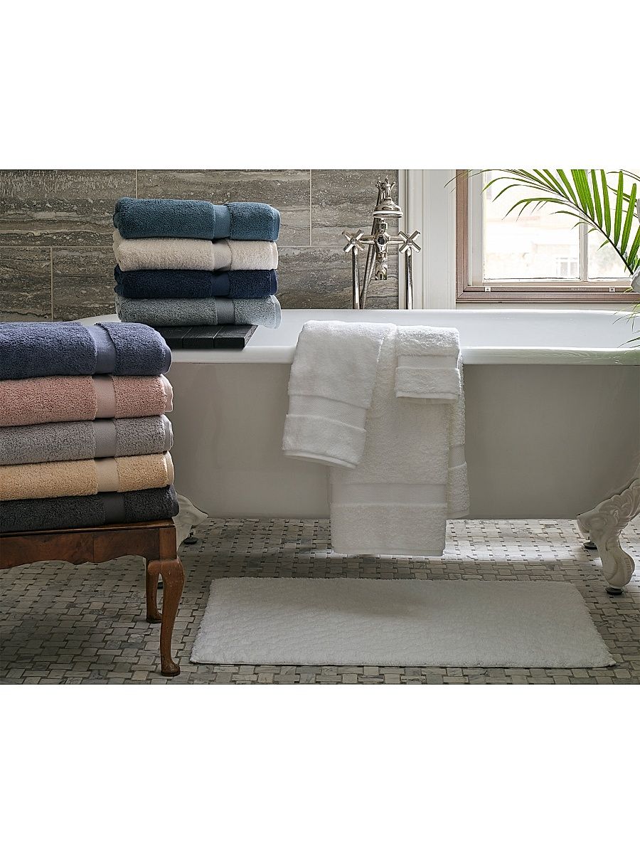 Lotus Towel Collection - White - Size Bath Towel