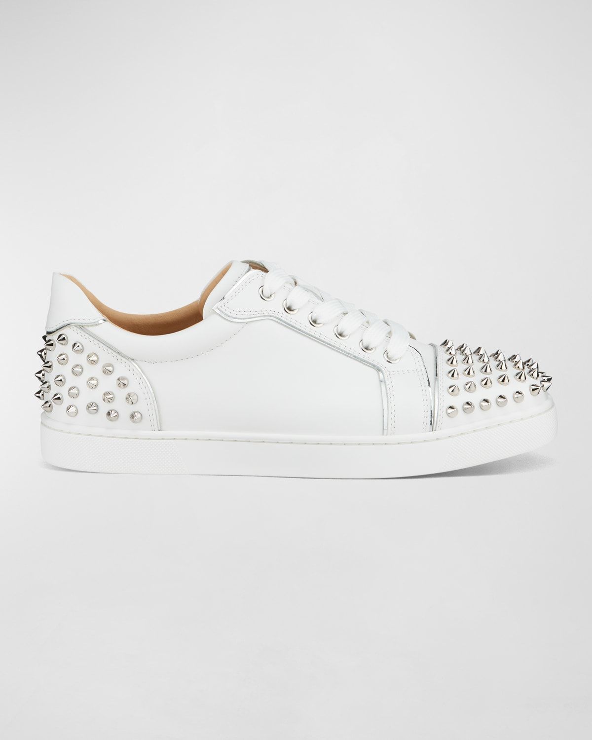 Viera 2 Spikes Leather Low-Top Sneakers