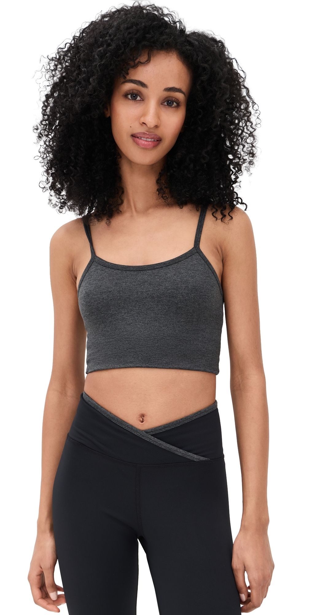 Strut This The Winnie Tank Charcoal Heather M