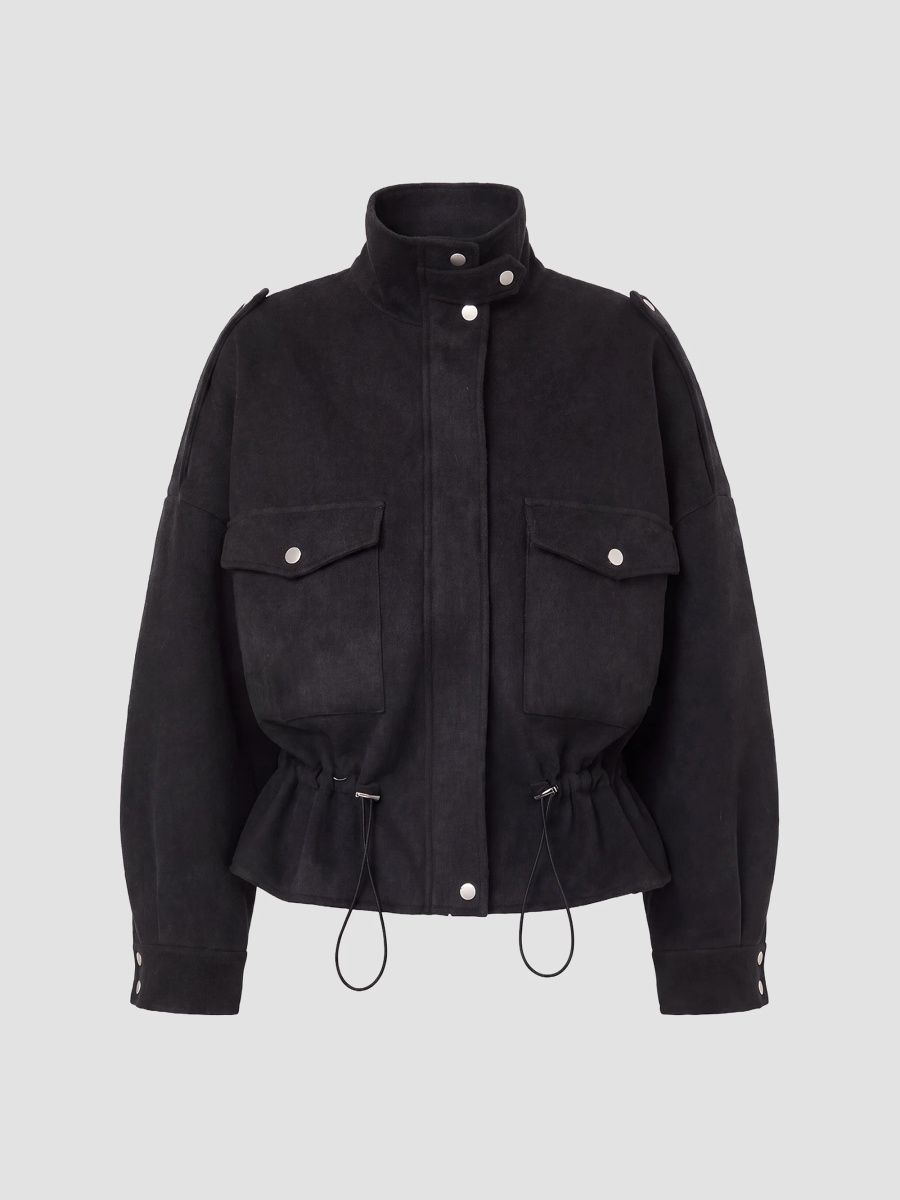 Nicholas the Label Women's Ciara Drawcord Blouson Jacket - Carbon - Size XL