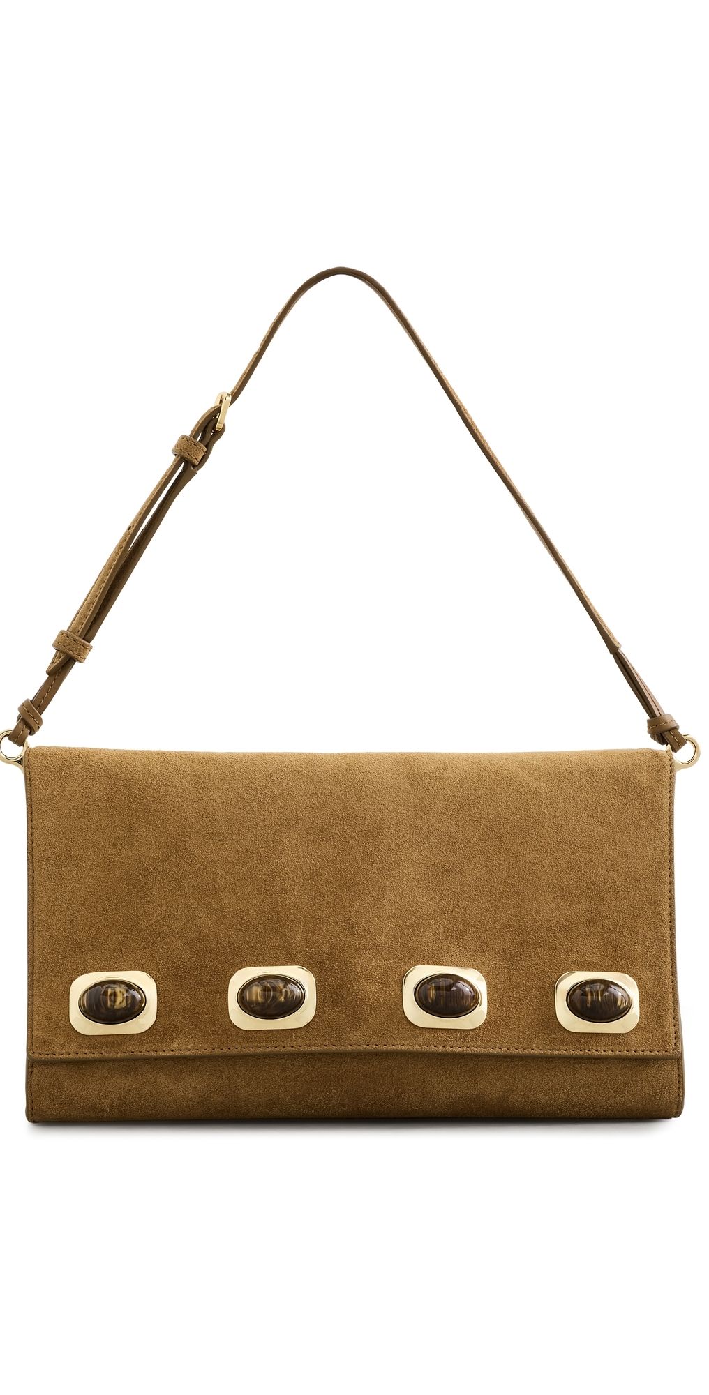 Veronica Beard Cabochon Edit Shoulder Bag Acorn One Size