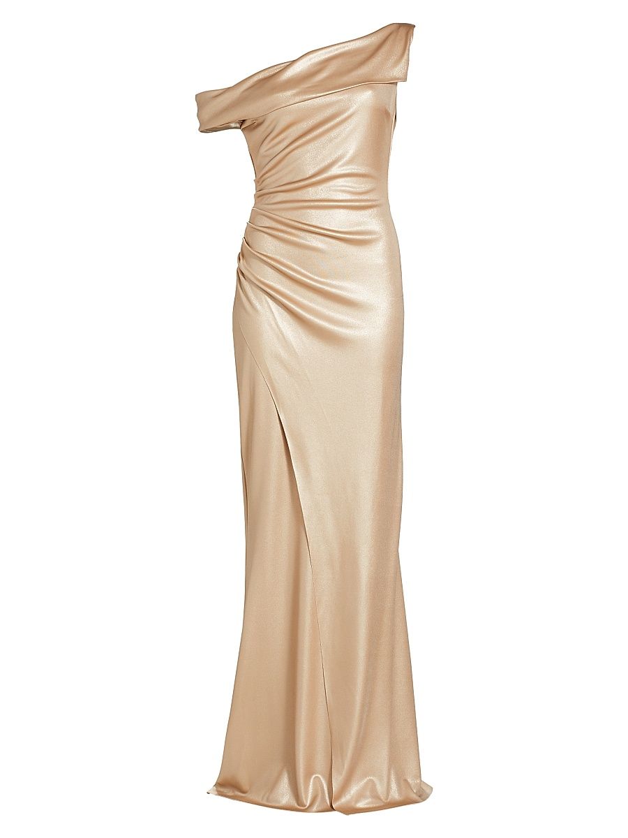 Women's Koppany Splendid Draped Gown - Gold - Size 18