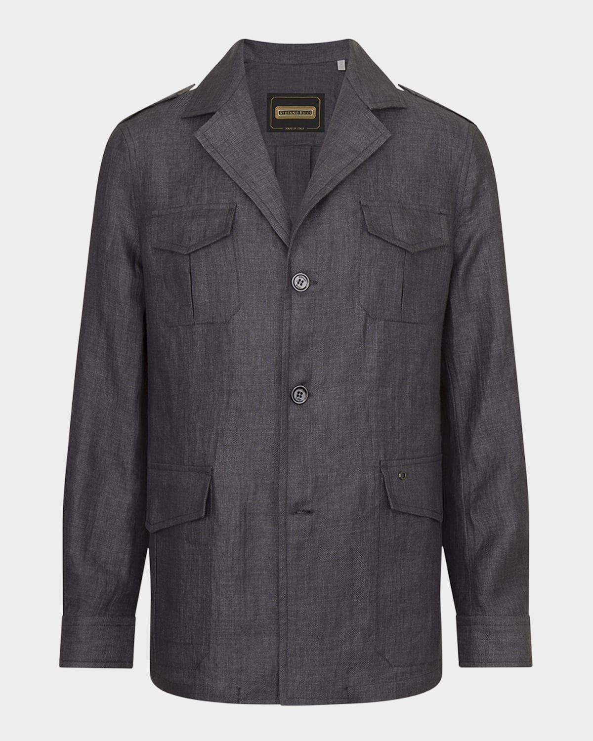 Men & apos;s Sahara Linen Safari Jacket