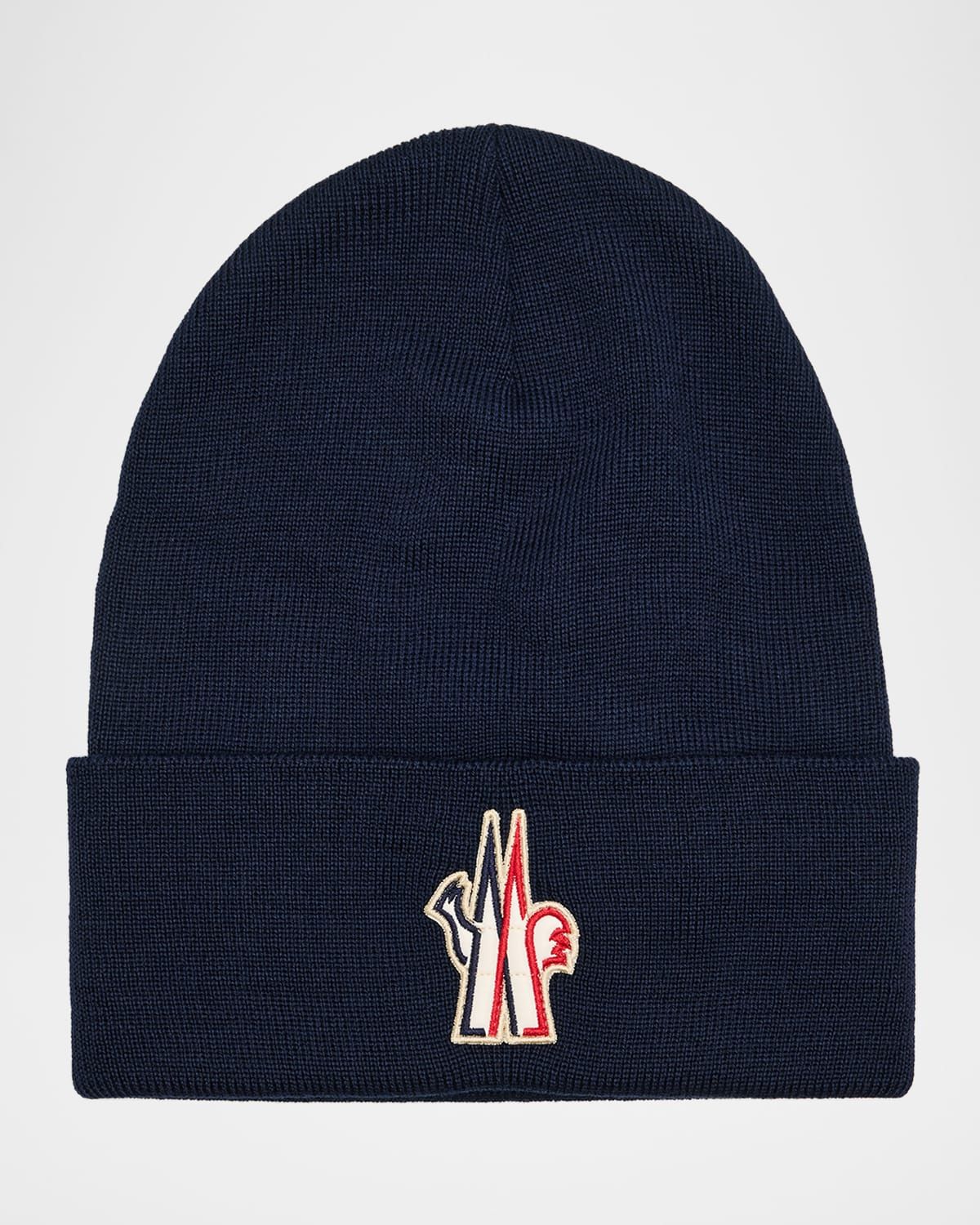 Men & apos;s Wool Logo-Patch Beanie