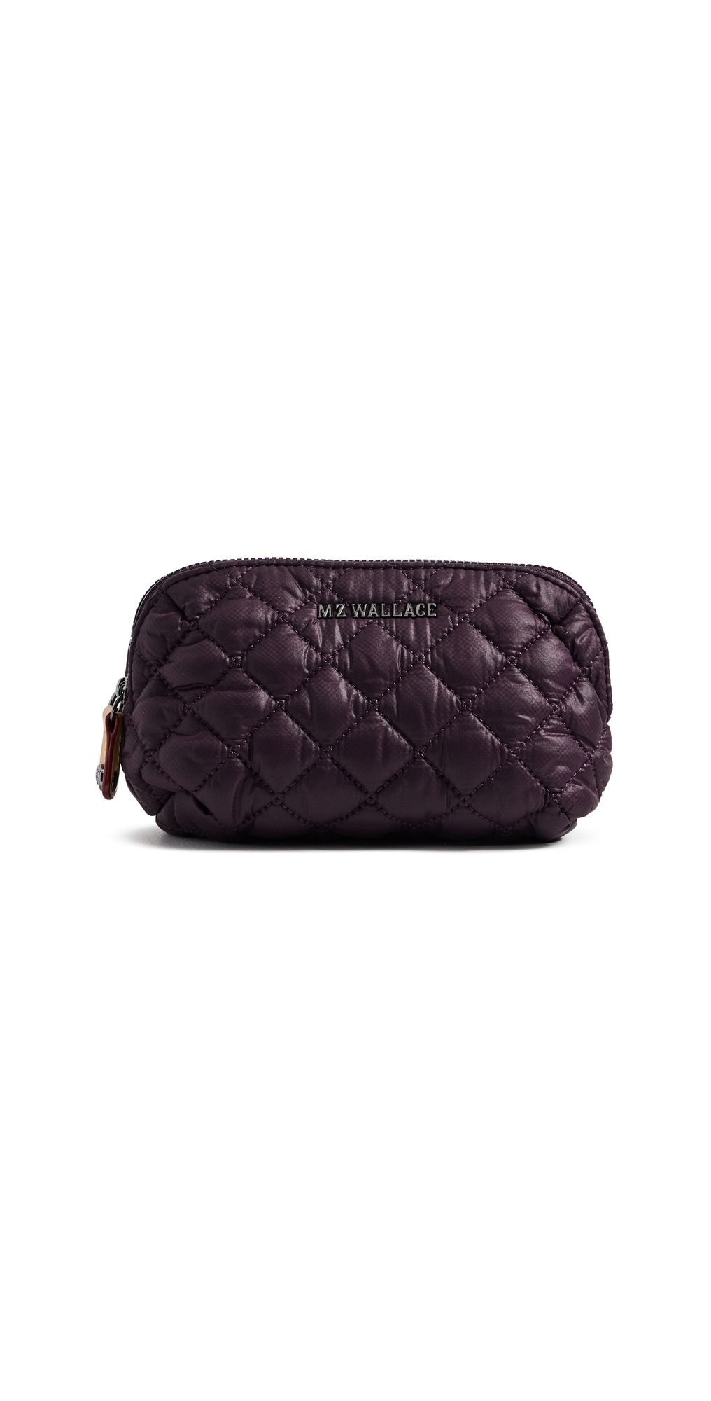 MZ Wallace Small Double Zip Cosmetic Bag Raisin One Size