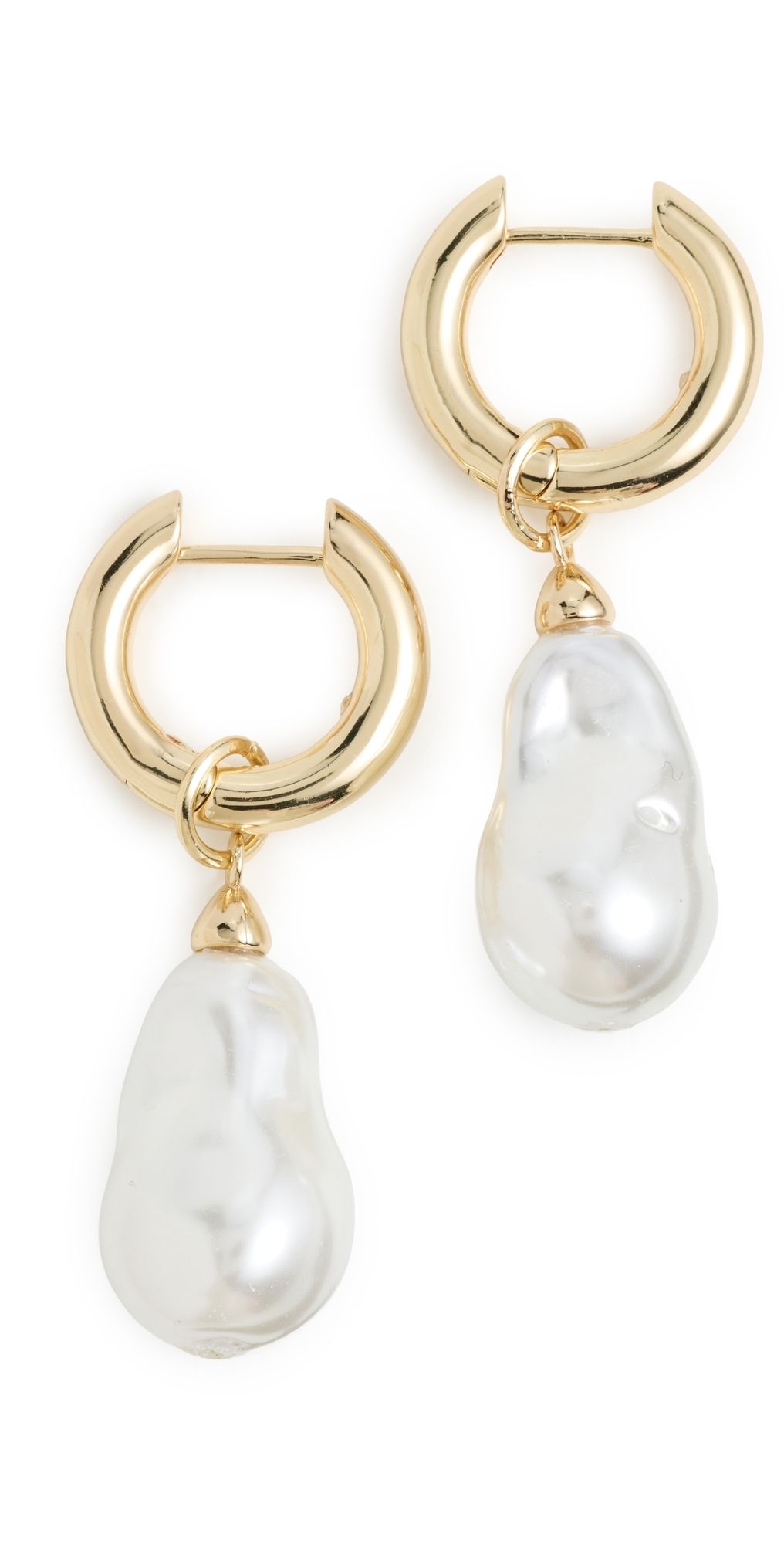 BaubleBar Teagan Pearl Statement Earrings Pearl One Size