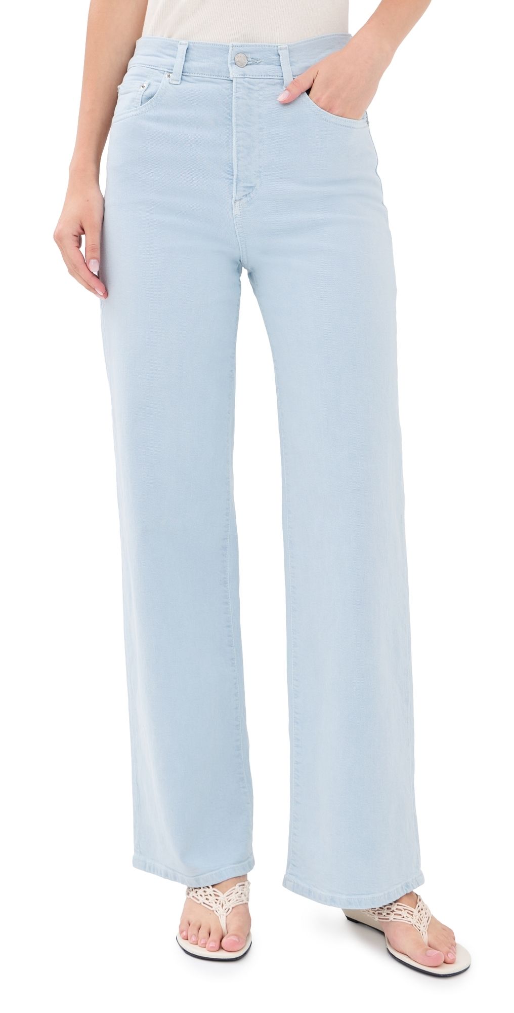 LE JEAN Column Jeans Powder Blue 26