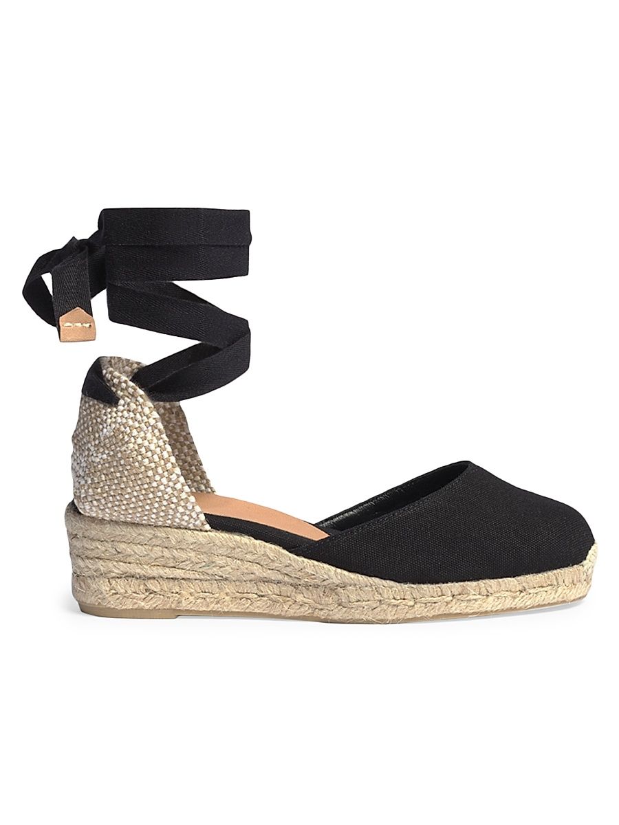 Women's Carina 3 Espadrille Wedge Sandals - Black - Size 10