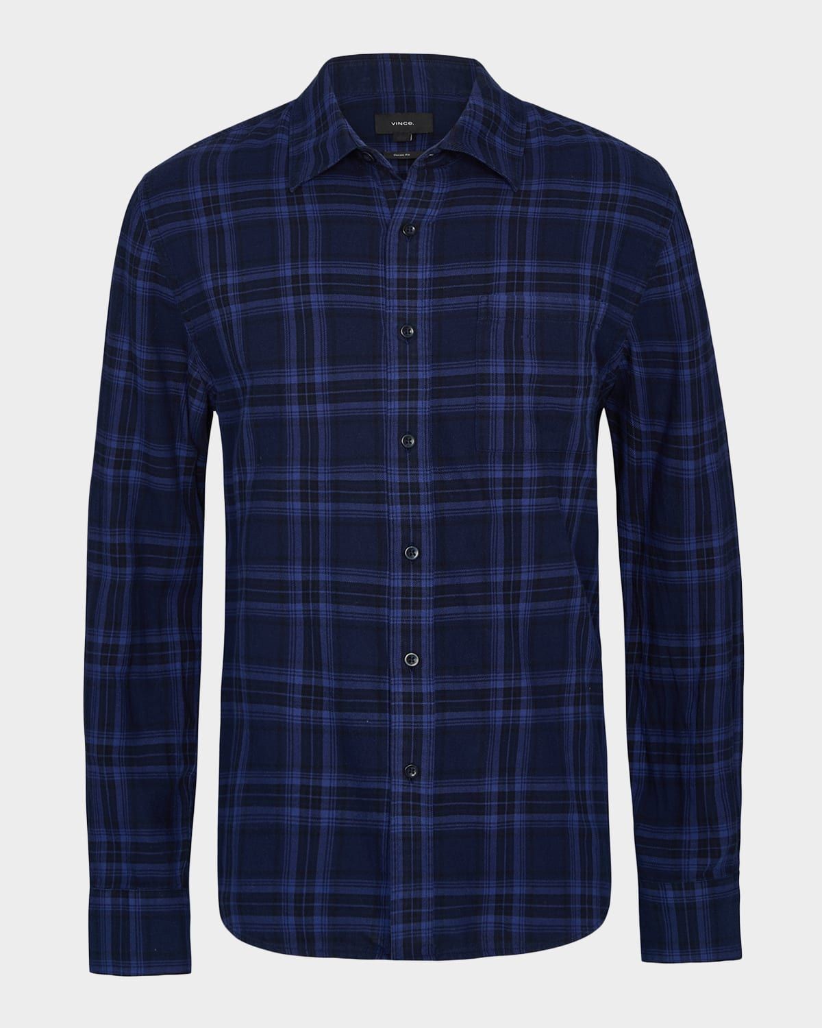 Men & apos;s Cotton Plaid Button-Down Shirt