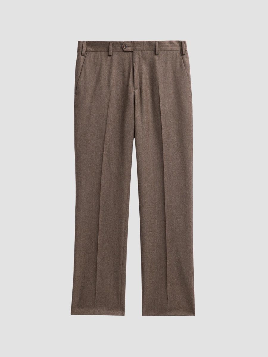 Paul Smith Men's Wool-Cashmere Trousers - Smoke - Size 38