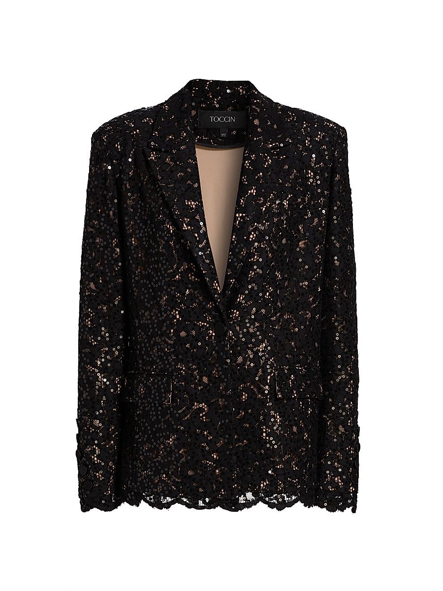 Women's Willa Boyfriend Blazer - Jet - Size Large