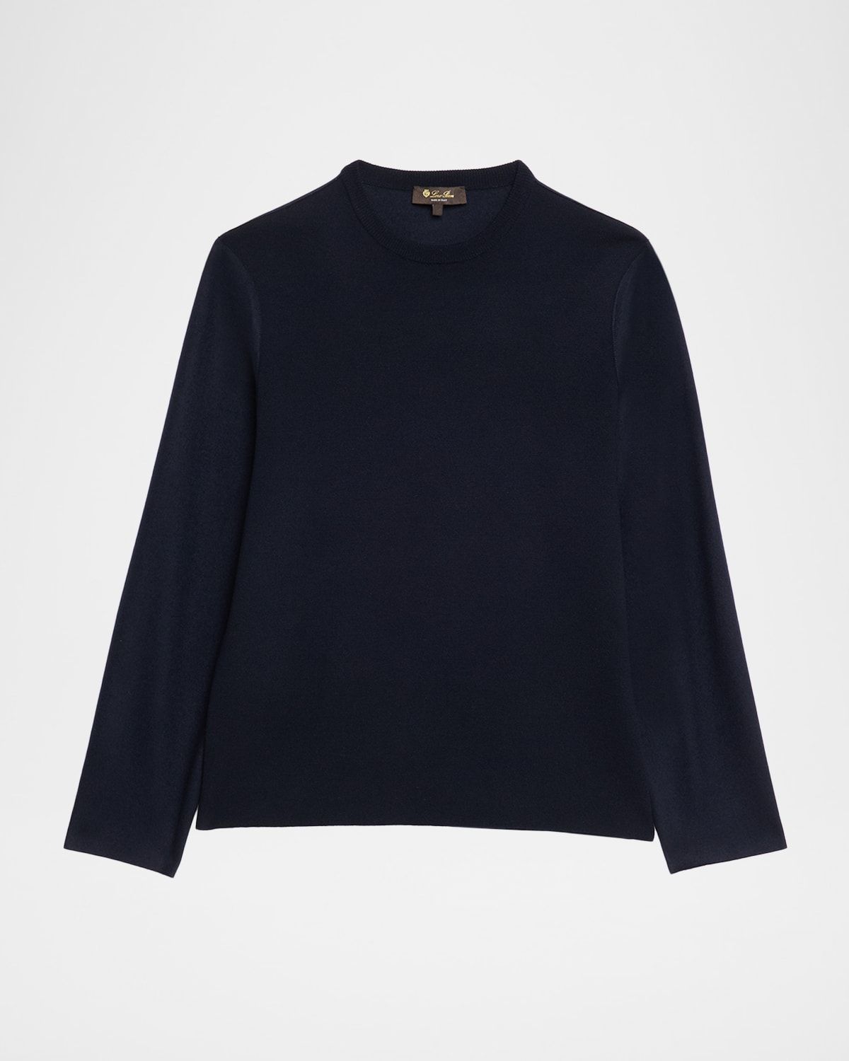 Men & apos;s Breia Cashmere and Wool Raw-Edge Crewneck Sweater