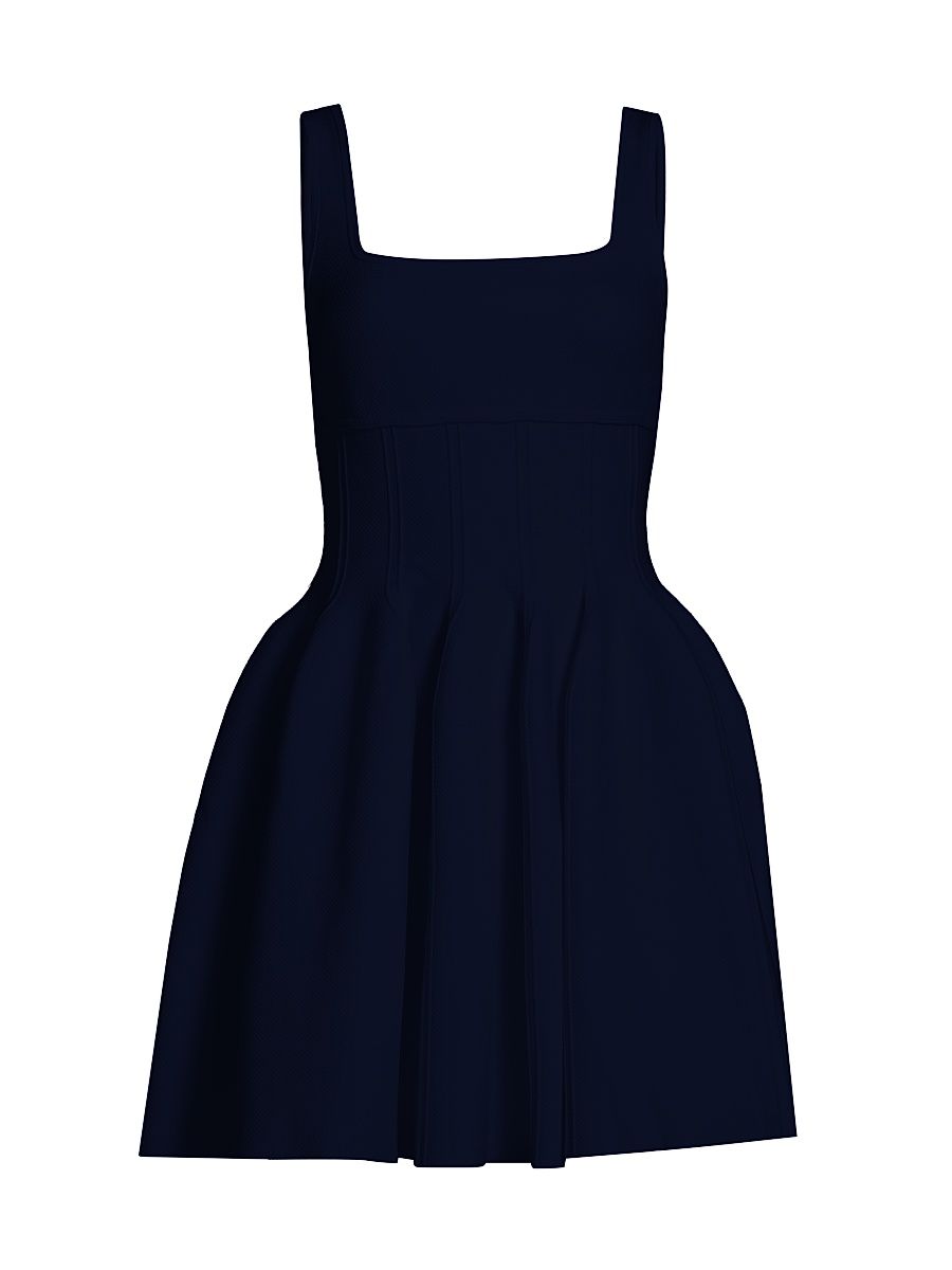 Women's Elektra Seamed Minidress - Midnight - Size Medium